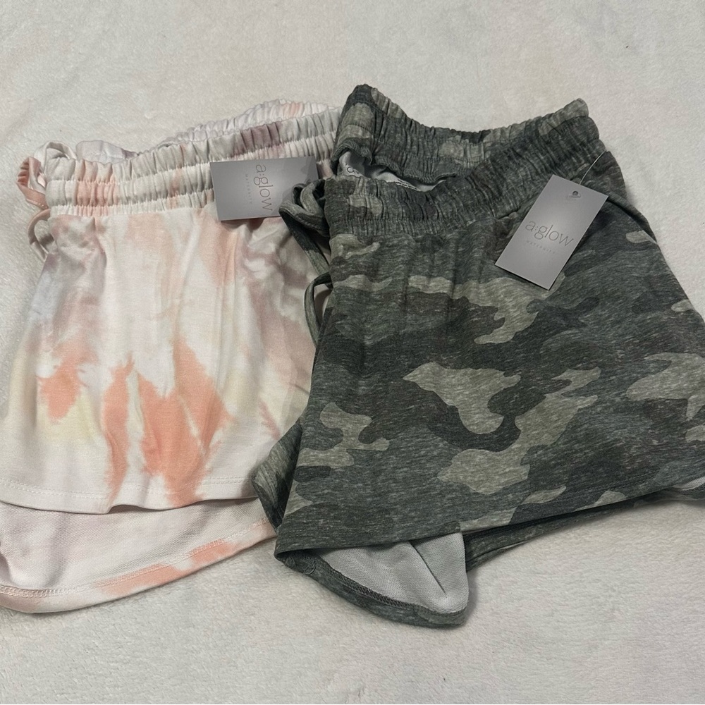 2 Pairs of XL Maternity Shorts